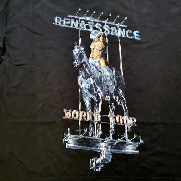 Beyonce Renaissance World Tour T-Shirt Size 2XL Black - Picture 4 of 10